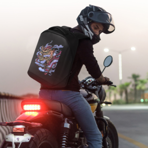 T3 HD Waterproof LED Backpack for Motorcyclists