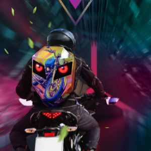 Trendy Iron Man Dynamic LED Backpack