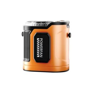 USB Rechargeable Portable Waist Clip Neck Hanging Fan for Outdoor Construction Site