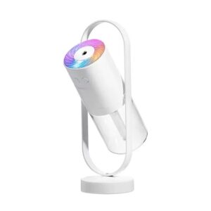 Desktop Projection Lamp Rotating Humidifier | Portable USB Ambient Light Hydrating Mist Maker